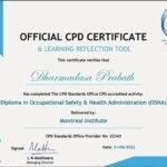 Certificate in Occupational Safety & Health Administration (OSHA)